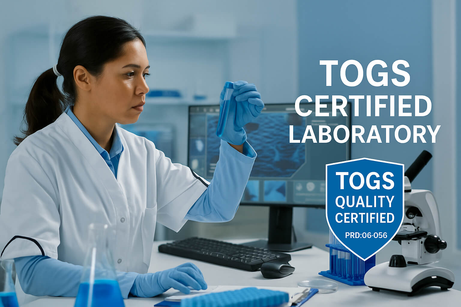 TOGS certified laboratory